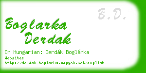 boglarka derdak business card